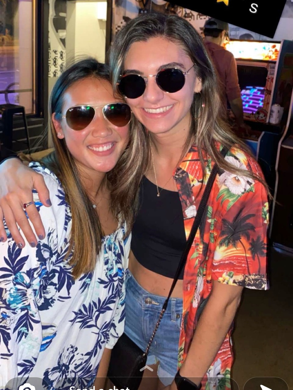 Women’s Hawaiian Shift featured on left